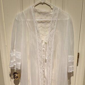 Vintage Ilise Stevens Peignoir Set | Size S | Made in USA